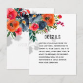 Details over het vaste huwelijk aankondiging (Voorkant / Achterkant)