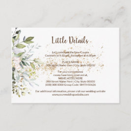 Details over kruidenbruiloft - Vrijgezellenfeest Informatiekaartje