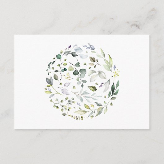 Details over kruidenbruiloft - Vrijgezellenfeest Informatiekaartje (Achterkant)