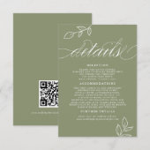 Details over minimale lebypraktijken met de lebben informatiekaartje (Voorkant / Achterkant)