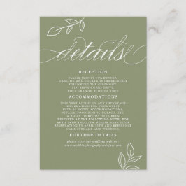 Details over minimale lebypraktijken met de lebben informatiekaartje