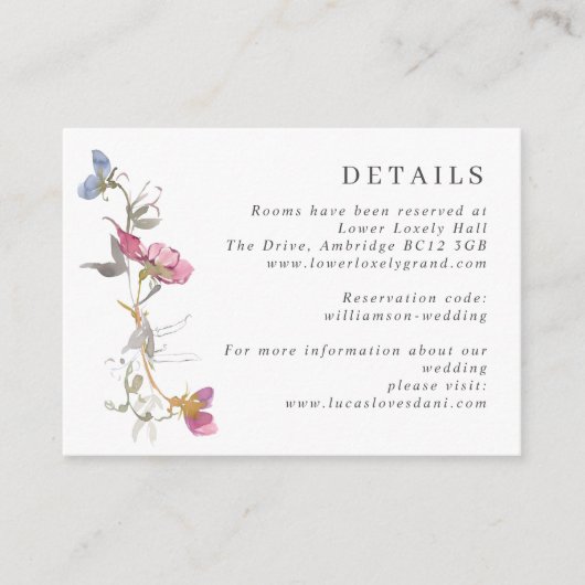 Details over Paarse en gewelddadige pedobruiloften Informatiekaartje (Voorkant)