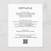 Details over QR-code voor begrotingsbruiloften Flyer (Voorkant)
