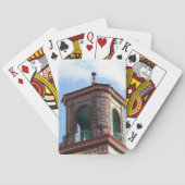 Details Plaza-gebouw Speelkaarten (Achterkant)