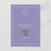 Details QR Code Lavender Enclosure Kaart (Achterkant)