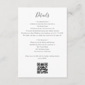 Details QR-code RSVP Huwelijk Informatiekaartje (Voorkant)