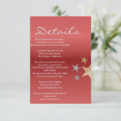 Details roos goud kaart (Staand voorkant)