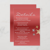 Details roos goud kaart (Voorkant / Achterkant)