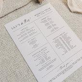 Details tijdlijn BLAIR Modern Boho Weduwdag Flyer