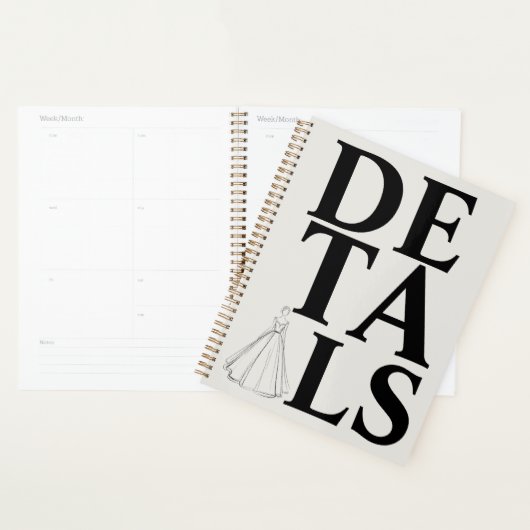 "DETAILS" Typography | Modern & Confident Wedding Planner (Display)