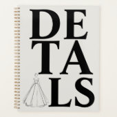 "DETAILS" Typography | Modern & Confident Wedding Planner (Voorkant)