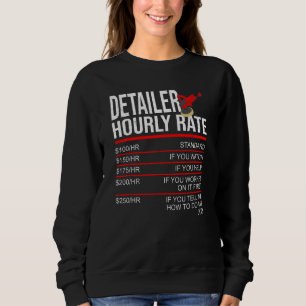 Details Uurly Rate Auto Details voor auto-details Trui