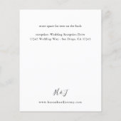 Details van budgetbladeren en Eucalyptus Gold Flyer (Achterkant)