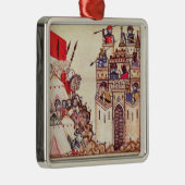 Details van Cantiga 28 Metalen Ornament (Rechts)