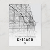 Details van Chicago Wedding Weekend Informatiekaartje (Voorkant)