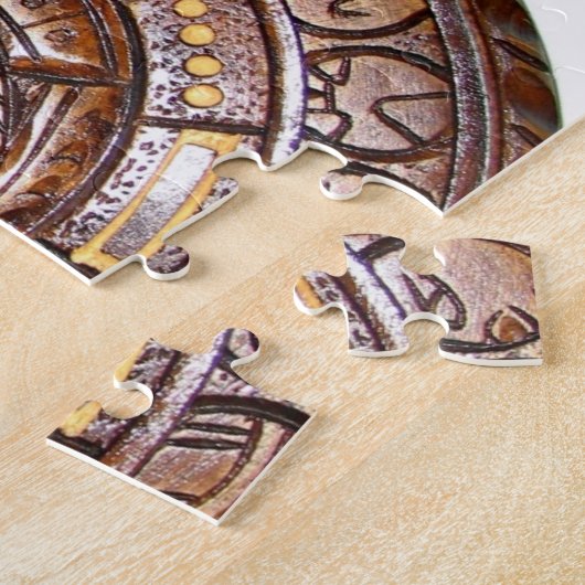 Details van de Ancient Mayan Calendar Legpuzzel (Zijkant)