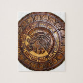 Details van de Ancient Mayan Calendar Legpuzzel (Verticaal)