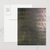 Details van de Claudian-tabel Briefkaart (Voorkant / Achterkant)