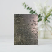Details van de Claudian-tabel Briefkaart (Staand voorkant)