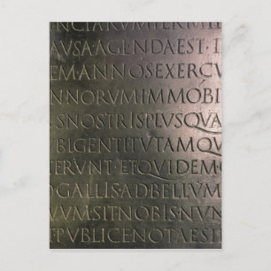 Details van de Claudian-tabel Briefkaart