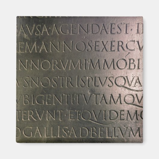 Details van de Claudian-tabel Magneet (Voorkant)