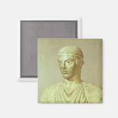 Details van de Delphi Charioter, c.470 BC Magneet (Voorkant / Achterkant)