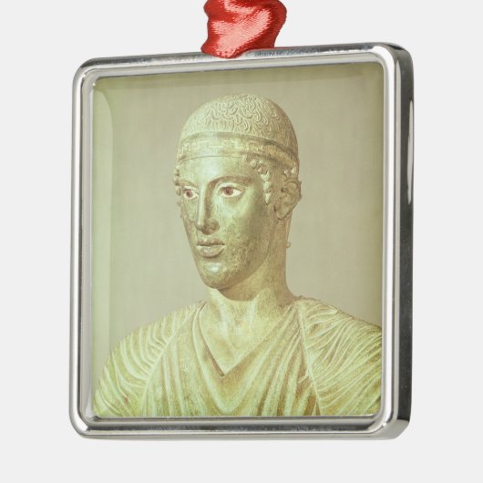 Details van de Delphi Charioter, c.470 BC Metalen Ornament (Links)