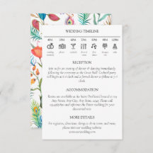 Details van de Floral Botanical Vibrant Weddenscha