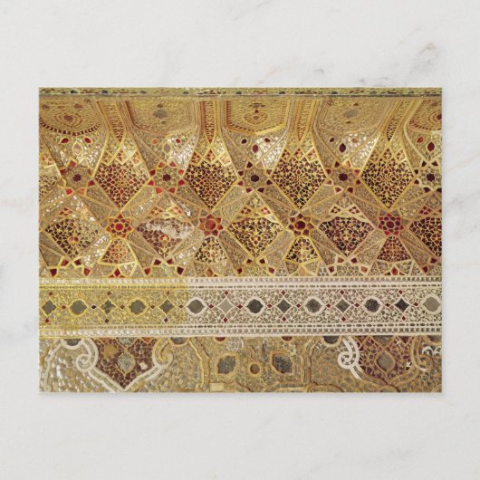 Details van de galerij van spiegels briefkaart (Voorkant)
