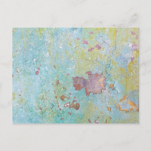 Details van de gekleurde wand | Fort Hayden, WA Briefkaart (Voorkant)