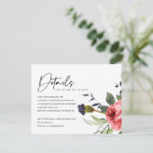 DETAILS VAN DE ROSE PEONY EUCALYPTUS-FLORAL WEDDIN INFORMATIEKAARTJE (Staand voorkant)