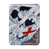 Details van de Tower Bridge in Londen Engeland - G Magneet (Verticaal)