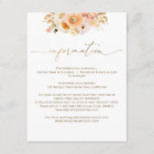 Details van de trek van de Peach van Chic / Inform Informatiekaartje (Voorkant)