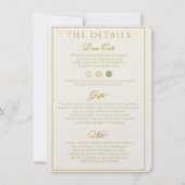 DETAILS VAN DE UITNODIGING VOOR DE BRUILOFT (Voorkant)