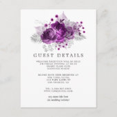 Details van de Waterverf van het huwelijk tussen p Informatiekaartje (Voorkant)