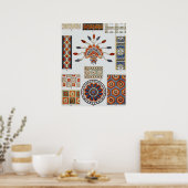 Details van decoratie Oud-Assyrische kleding (Keuken)