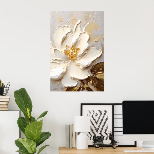 Details van Delicate Gold Poster (Thuiskantoor)