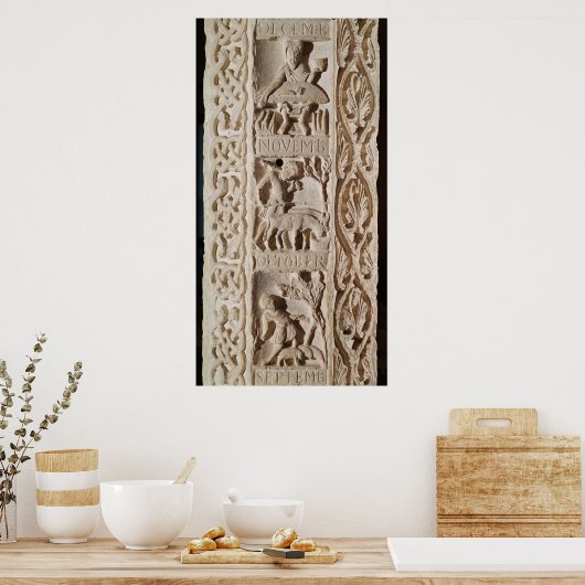 Details van een staander poster (Keuken)