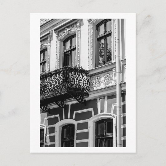 Details van Grodno Belarus Architecture City Facad Briefkaart (Voorkant)