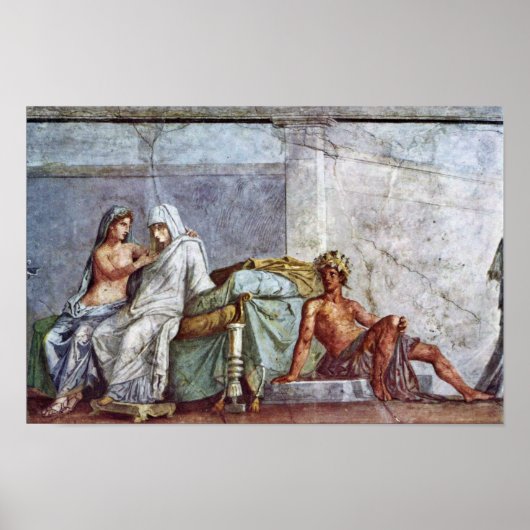 details van het aldobrandini - huwelijk : bride -  poster (Voorkant)