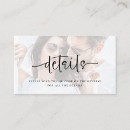 Details van het Bieden van de Band van het Manuscr Informatiekaartje