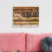 Details van het dagboek canvas afdruk (Insitu (Woonkamer))