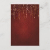 Details van het Elegant Sparging String Lights Wed Informatiekaartje (Achterkant)