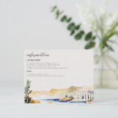 details van het huwelijk in Athene | Kaart (Staand voorkant)