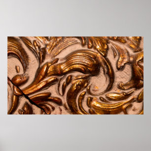 details van het lijst van siergewassen, bronzen kl poster