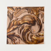 details van het lijst van siergewassen, bronzen kl wandkleed (Voorkant)