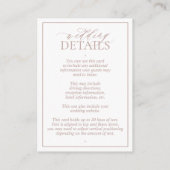 Details van het Roos van het mosterd Leafy Crest M Informatiekaartje (Achterkant)