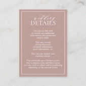 Details van het Roos van het mosterd Leafy Crest M Informatiekaartje (Achterkant)