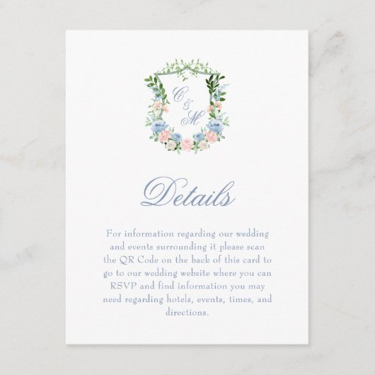 Details van het troebelhuwelijk van de Blauwe Flor Informatiekaartje