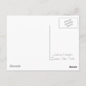 Details van het venster Queens Briefkaart (Achterkant)